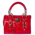 Versace Couture 'Vernice' Red Patent Leather Satchel Bag