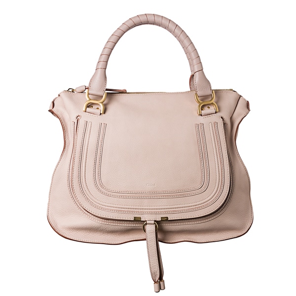 how to spot a fake chloe marcie bag - Chloe \u0026#39;Marcie\u0026#39; Large Light Pink Leather Shoulder Bag - 15054655 ...