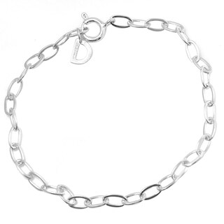 De Buman Sterling Silver Charm Bracelet