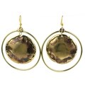 Handcrafted Nebula Brass Earrings (South Africa)