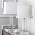 Indoor 1-light Olympia Crystal Table Lamps (Set of 2)