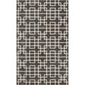 Hand-tufted Sittard Grey Geometric Wool Rug (8' x 11')