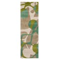 Alliyah Handmade Lime Green New Zeeland Blend Wool Rug (3' x 10')