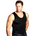 Insta Slim Men's Spandex Blend Tank Undershirt