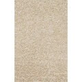 Hand-woven Baxter Beige Shag Rug (9'3 x 13)