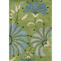 Alliyah Light Green New Zealand Wool Rug (6x9)