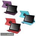 BasAcc Black Leather Swivel Case for Barnes & Noble Nook HD+