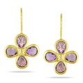 Miadora Sterling Silver Gemstone Dangle Earrings