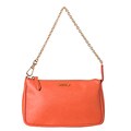 Fendi 'Crayon' Tangerine Saffiano Leather Pouchette Bag