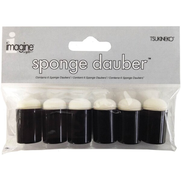 Sponge Daubers 6/Pkg-
