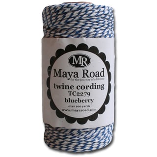 Twine Cording 100 Yards/Roll-Blueberry