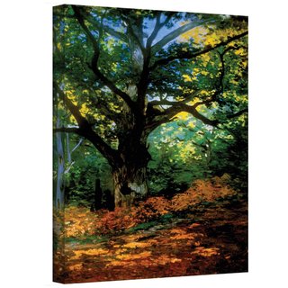Claude Monet 'Bodmer Oak at Fountainbleau Forest' Gallery Wrapped Canvas