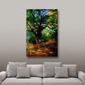 Claude Monet 'Bodmer Oak at Fountainbleau Forest' Gallery Wrapped Canvas