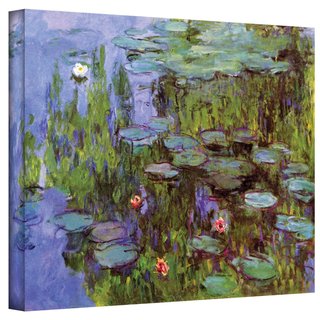 Claude Monet 'Sea Roses' Gallery Wrapped Canvas