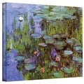 Claude Monet 'Sea Roses' Gallery Wrapped Canvas
