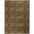 Non-Skid Ottohome Leopard Print Area Rug (3'3 x 5')