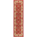 Non-Skid Ottohome Burgundy Floral Runner Rug (1'8 x 4'11)