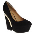 Henry Ferrera Women's Gold-plate Platform Pumps