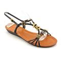 Nicole Women's 'Devious' Leather Sandals
