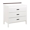 Baby Mod Modena White/ Espresso 3-drawer Changer Table