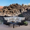 RST Slate 4-piece Corner Sectional Sofa and Coffee Table Set Patio Furniture Outdoor model OP-PESS4-SLT-K