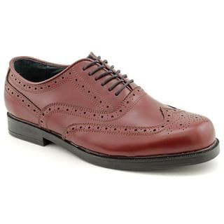 Dressabout Men's '600657' Leather Dress Shoes - Extra Wide - Overstock ...