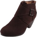 Dreams by Beston Women's 'Amlabelle' Western Ankle Booties