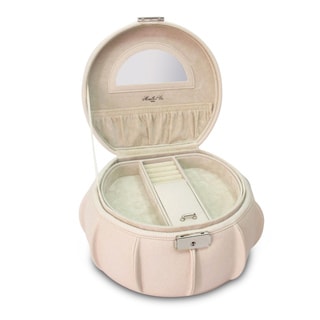 Morelle Cream Allison Leather Jewelry box