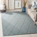 Handmade Timeless Grey New Zealand Wool Rug (5' x 8')