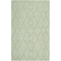 Handmade Infinity Sage New Zealand Wool Rug (4' x 6')
