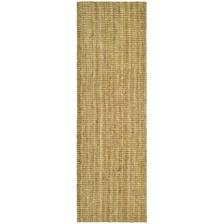 Hand-woven Weaves Natural-colored Fine Sisal Runner (2' x 6')