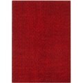 Hand-knotted Mirage Red Viscose Rug (6' x 9')