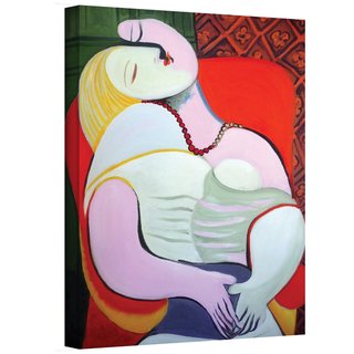 Pablo Picasso 'Le Reve The Dream' Gallery Wrapped Canvas