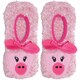 Novelty Slippers-Pink Pig
