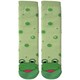 Tubular Novelty Socks-Frog -Green Bubbles