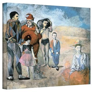 Pablo Picasso 'Family of Saltimbanques' Gallery Wrapped Canvas