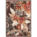 Paradise Dark Brown Viscose Rug (4' x 5' 7)