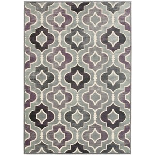 Paradise Grey Viscose Rug (5' 3 x 7' 6)