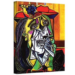 Pablo Picasso 'Weeping Woman' Gallery Wrapped Canvas