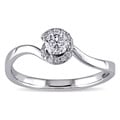 14k White Gold 1/3ct TDW Diamond Engagement Ring (G-H, SI1-SI2)