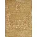 Royalty Rust/ Ivory Rug (5'2 x 7'7)