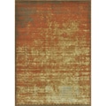 Royalty Rust/ Gold Rug (5'2 x 7'7)