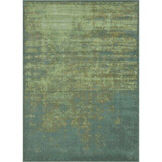 Royalty Sea/ Blue Rug (5'2 x 7'7)