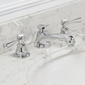 Water Creation American 20th Century Classic Widespread Lavatory Faucet With Pop-Up Drain