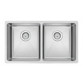 Water Creation Under Mount 50/50 Double Bowl Stainless Steel Kitchen Sink