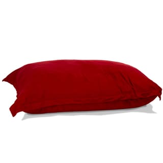 Chandler Red Faux Suede 5-foot Lounge Pillow