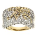 D'sire 10k Gold 1 2/5ct TDW Yellow Diamond Ring (H-I, SI2)