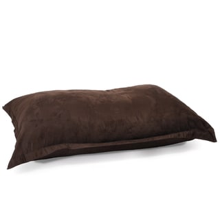 Chandler Brown Faux Suede 5-foot Lounge Pillow