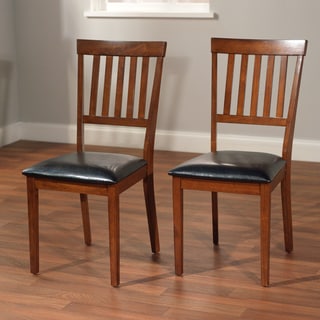 Rhonda Faux Leather Dining Chairs (Set of 2)