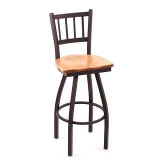 Cambridge Medium Maple Extra Tall Swivel Barstool
